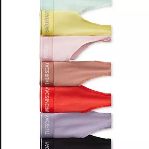 NWT Calvin Klein CK One Days of the Week Thong Panties MSRP $55 - Picture 3 of 10